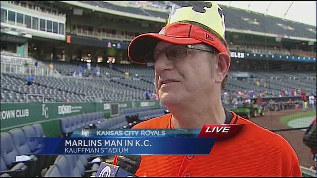 Marlins Man' says he'll be in same seats back in Kansas City 