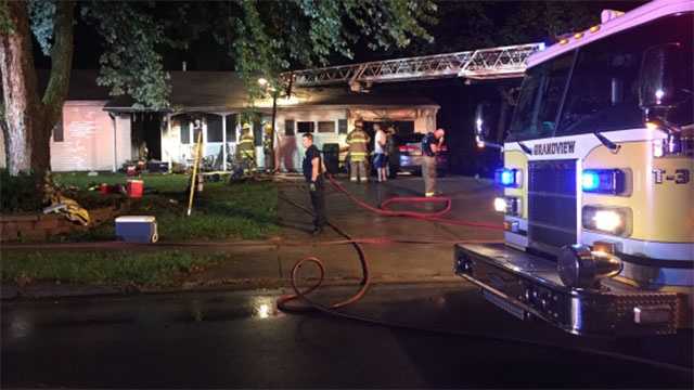 Homeowner goes to hospital after Grandview fire