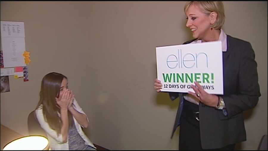 An Ellen DeGeneres fan in the Kansas City metropolitan area gets a big surprise.