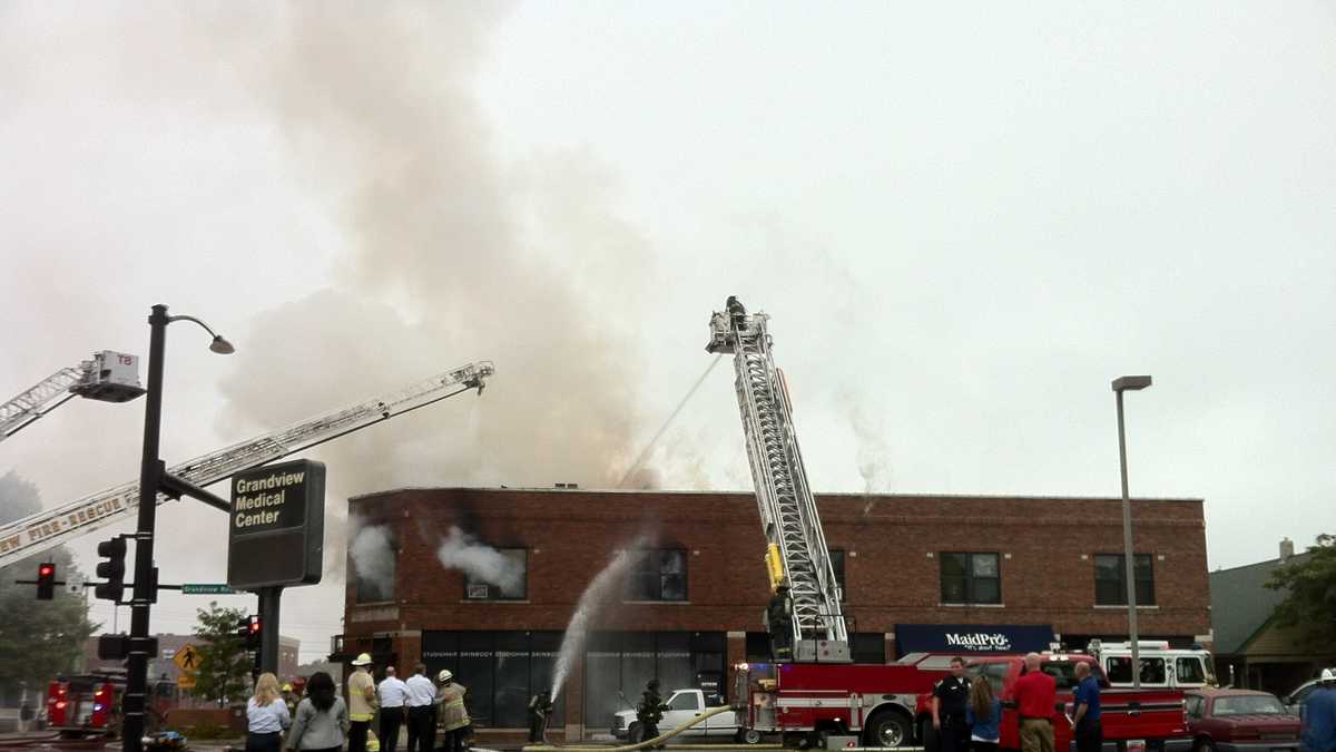 Fire destroys several Grandview businesses and apartments