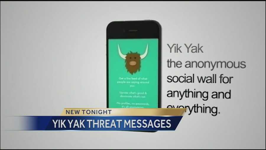 The popular social media platform Yik Yak has received new attention this week after threatening messages for college campuses appeared on it.