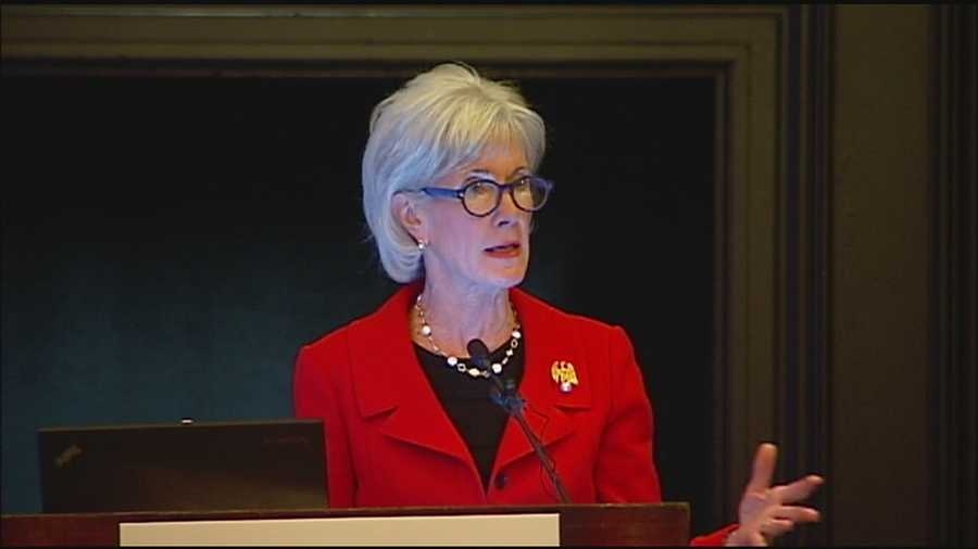Former Kansas governor and former Health and Human Services Secretary Kathleen Sebelius blasted Kansas and Missouri lawmakers Monday.