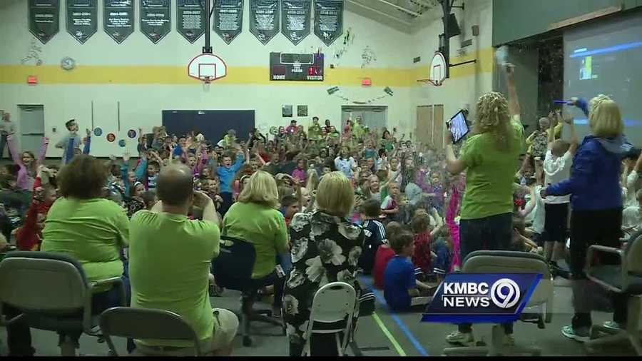 Arbor Creek Elementary learns that it has been named the Kindest School in the Kansas City area.