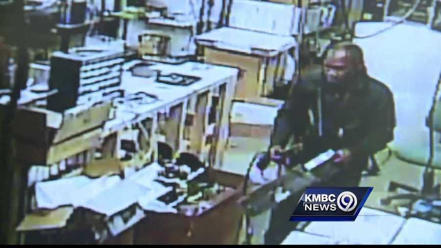 Kansas City police are asking for help in finding a man who they say broke into a Waldo computer store early Monday and stole equipment.