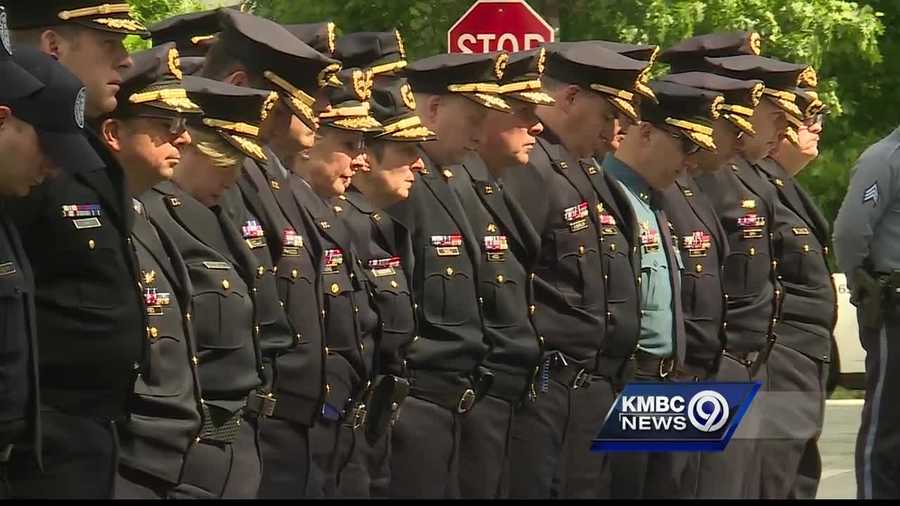 A solemn ceremony at Kansas City Police Headquarters on Thursday honored the officers who were killed in the line of duty.