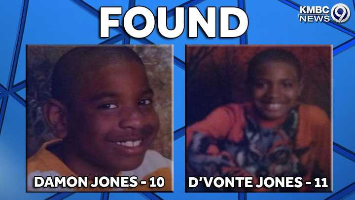 Two brothers missing from Kansas City park found safe