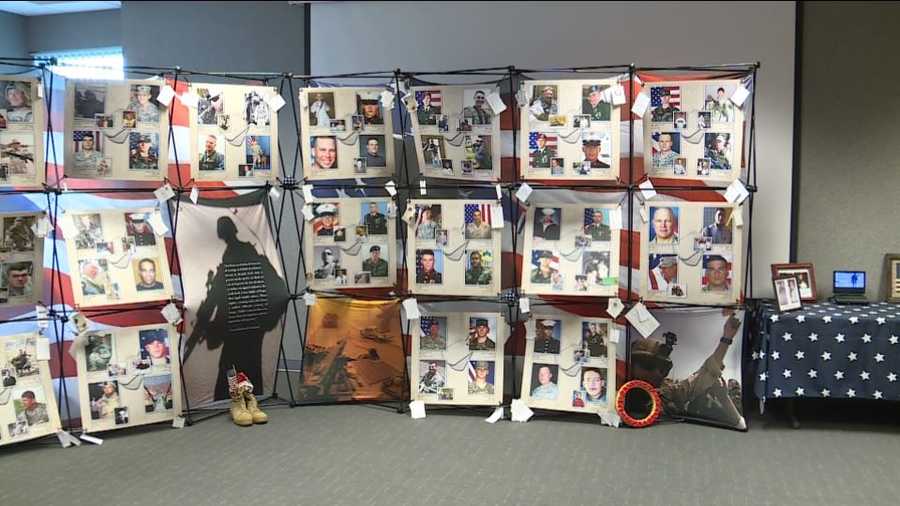 Traveling exhibit honors fallen soldiers