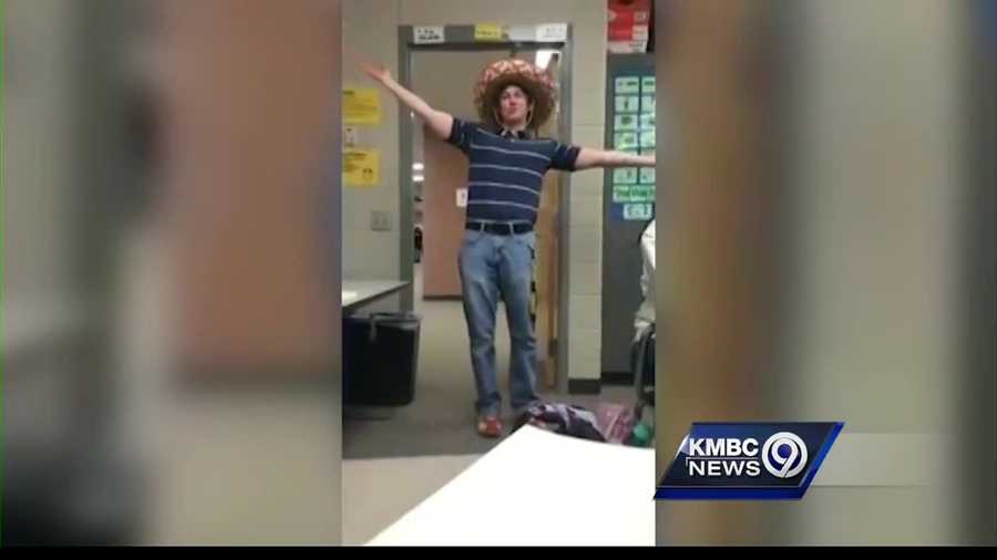 A high school Spanish teacher in Kansas City, Kansas, has become a viral sensation because he knows how to make an entrance.