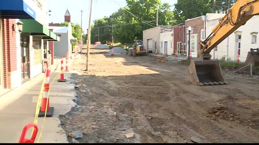 Work has begun on a big project to overhaul Liberty's historic square.