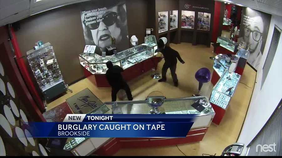 The owner of a Brookside optical store hopes the public can help police find two people wanted in connection with a burglary.