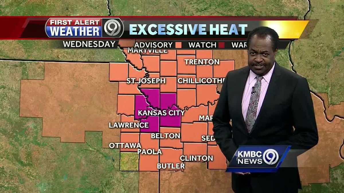 Excessive heat warning issued for KC area Wednesday