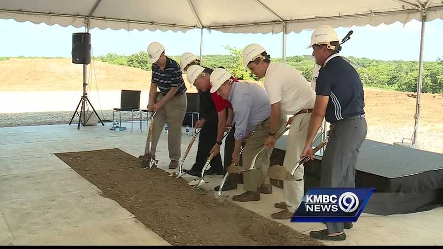 Officials broke ground Sunday on a new national soccer training center.
