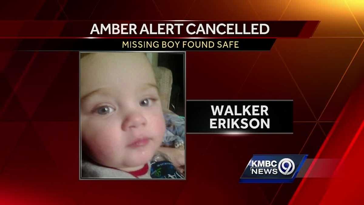 Amber Alert canceled after missing Kansas boy found safe