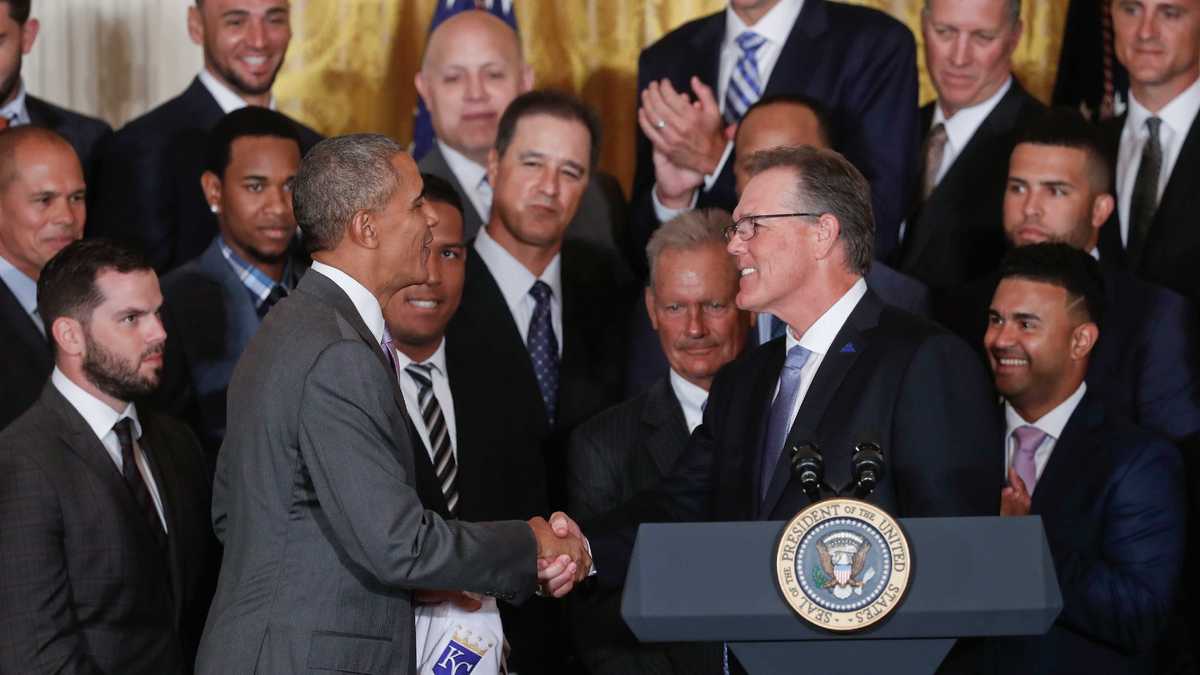 Obama honors 2015 World Series champion Royals at White House