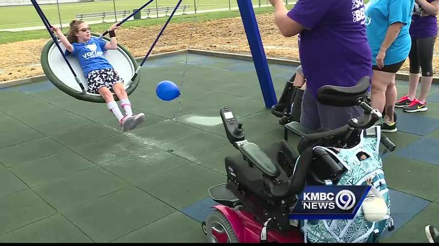 A playground opens in Olathe that has a lot to offer for children with special needs.