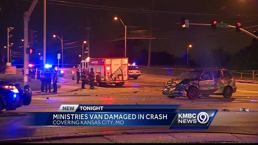 A crash in Kansas City Tuesday evening killed one person and seriously injured another. It also totaled the van used by Tabitha House Ministry.