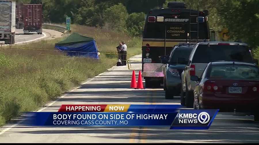 Body found in ditch along I-49 near Harrisonville