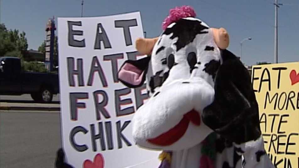 Chick-fil-a Appreciation Day Brings Supporters, Protesters