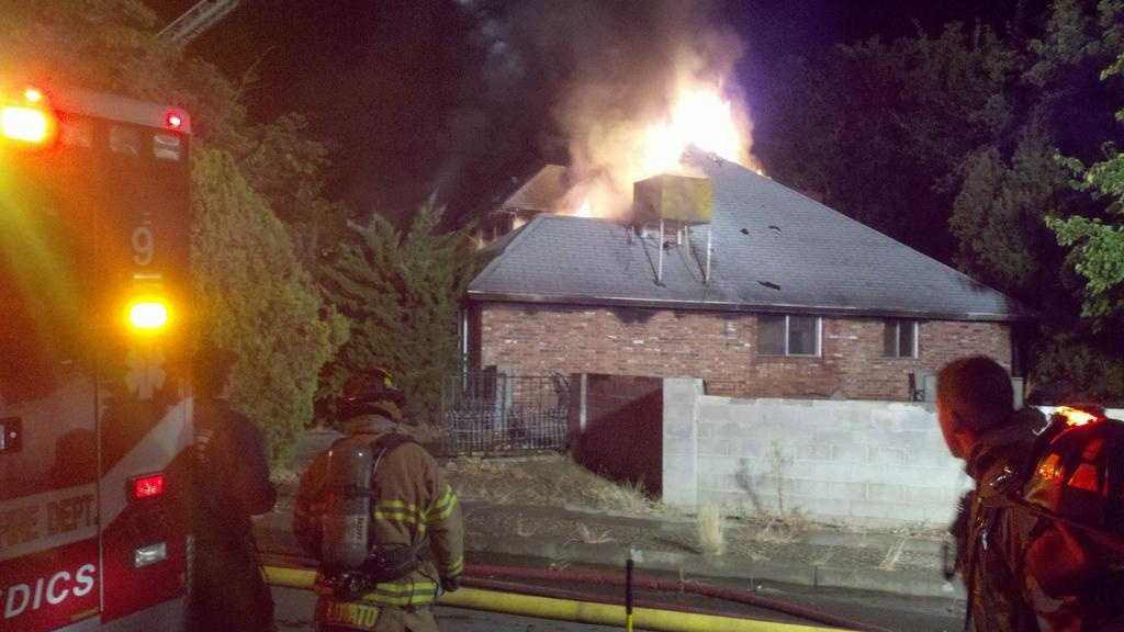 Neighbors: Explosion sparks house fire