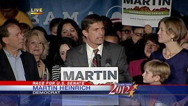 Rep. Martin Heinrich is headed to the U.S. Senate.