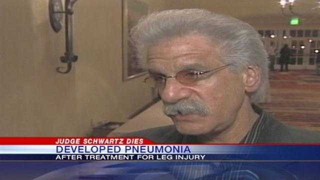 District Judge Bob Schwartz dies of pneumonia