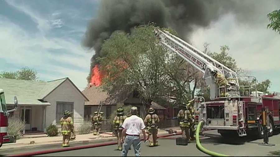 Fire guts downtown Albuquerque home