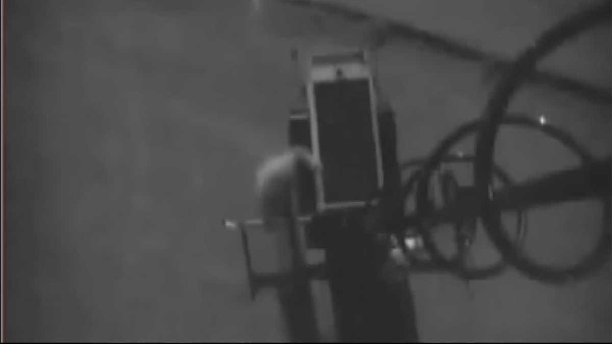 Vandals trash APD camera