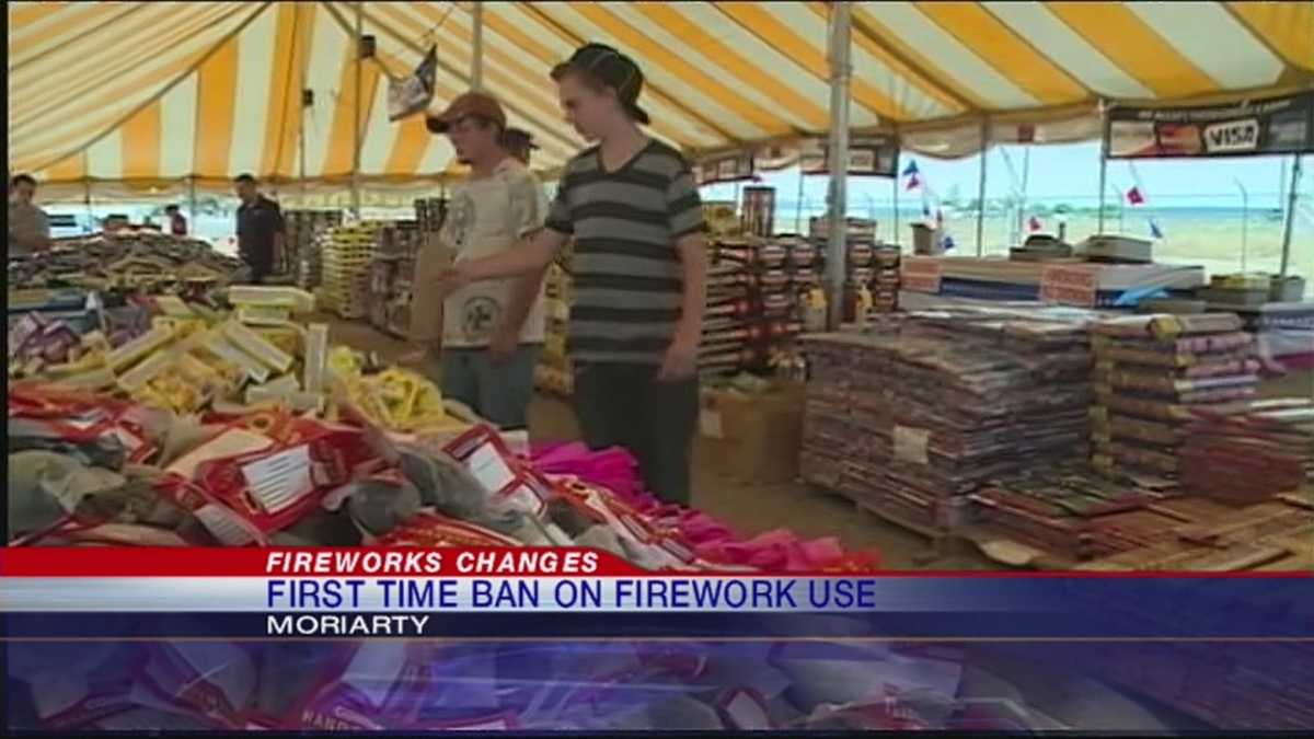 Moriarty employs firework restrictions