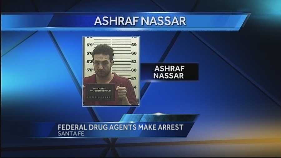 DEA Agents arrested Ashraf Nassar at his store in downtown Santa Fe.