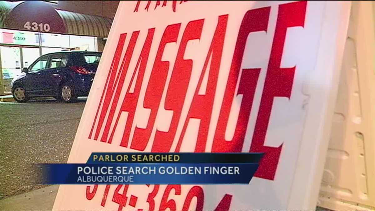 Massage parlor searched on prostitution suspicion