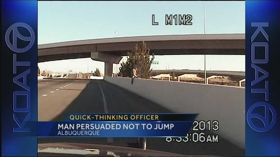 Officer Talks Man Off Ledge