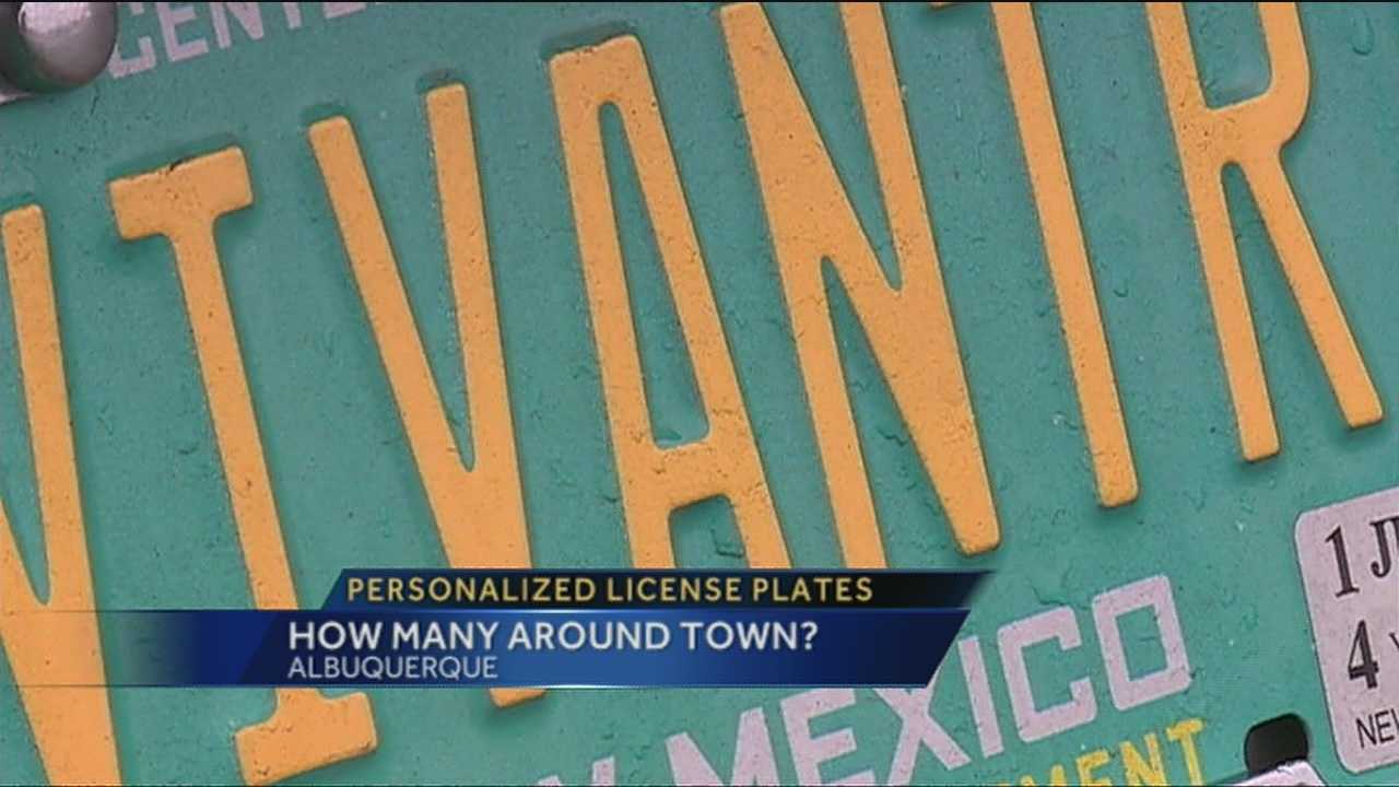 Personalized license deals plate search