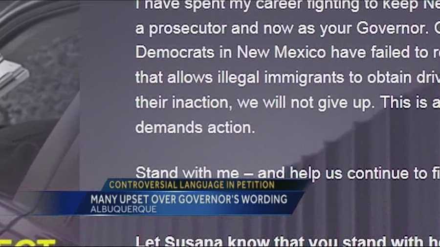 Governor Susana Martinez has a new immigrant driver's license circulating.