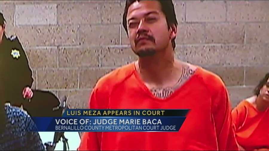 A man who police said held his wife hostage for four days appeared before a judge Tuesday.