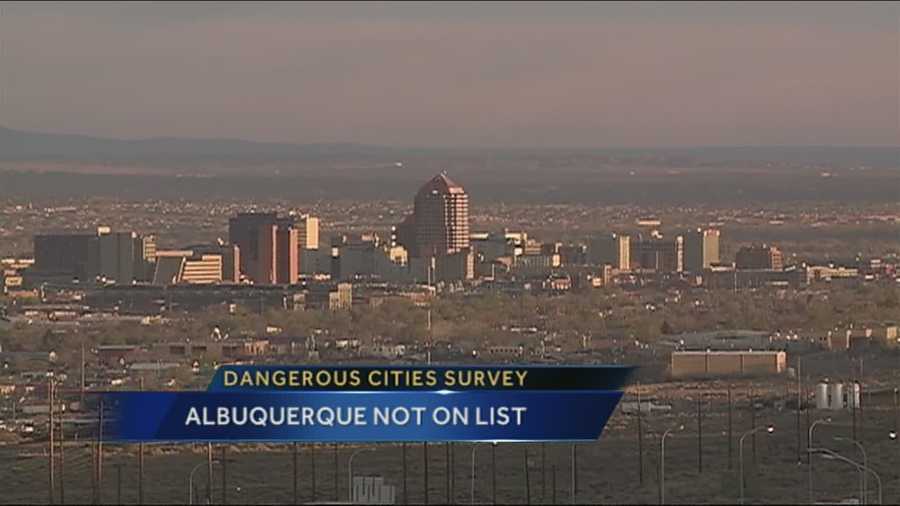 Albuqerque Not on 100 Most Dangerous Cities List