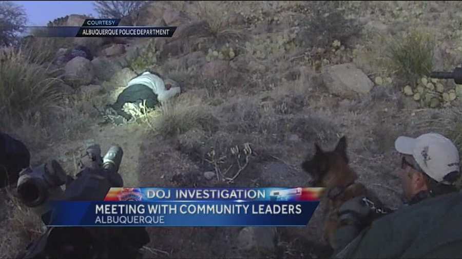The U.S. Justice Department is sending the names of the two Albuquerque police officers involved in the fatal shooting of a homeless man in the foothills to its criminal division.