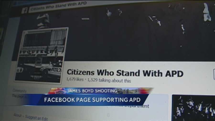 Supporters of APD are turning to Facebook to help spread the message of support.