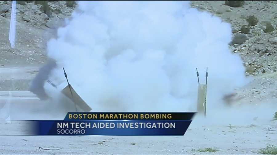 NM Tech aided with Boston Marathon investigation