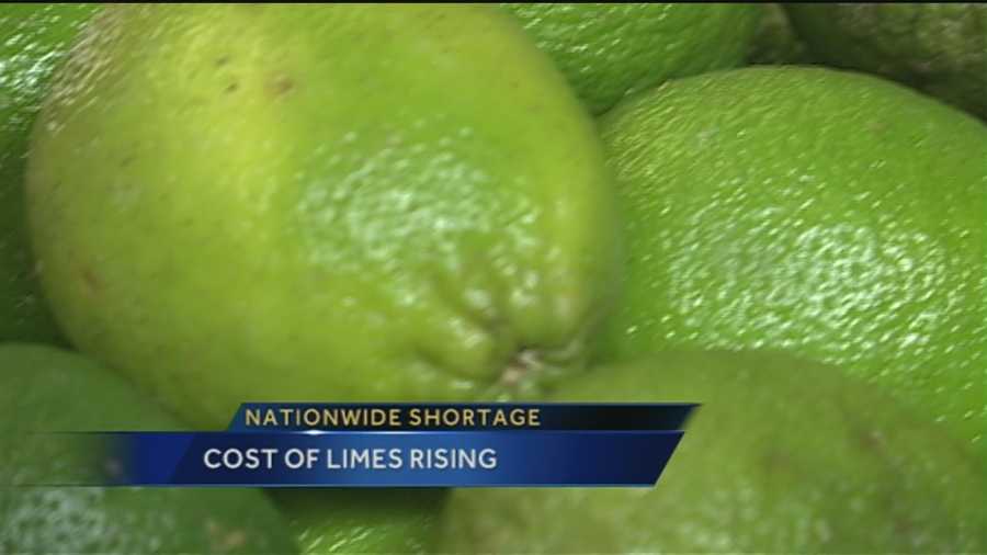 Cost of limes on the rise