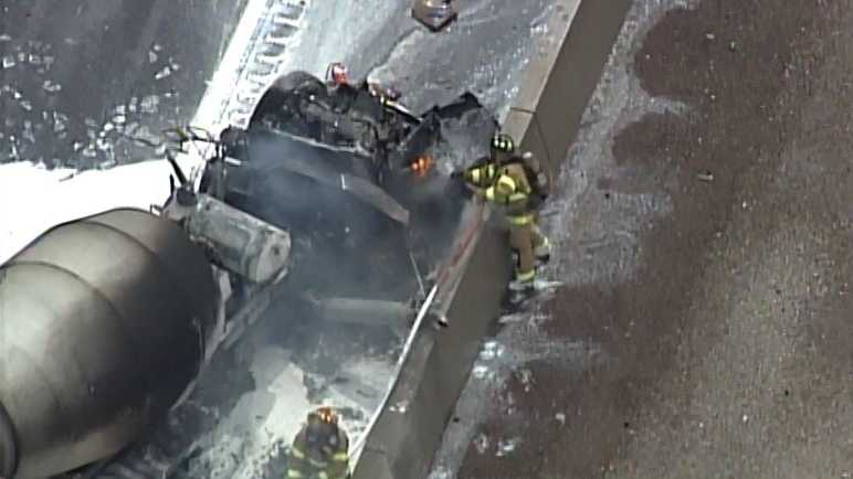 Photos Fiery Crash On I 40