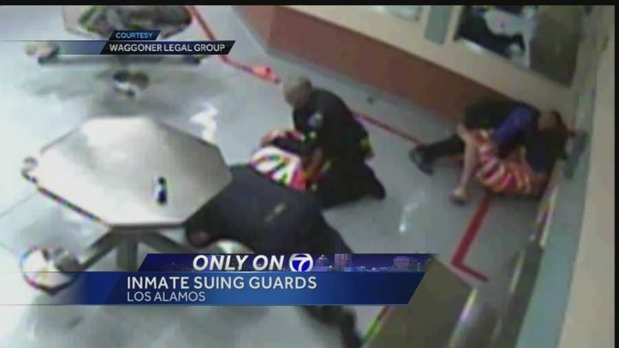 Inmate sues following jail fight with guards