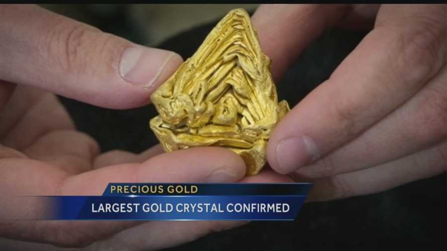 Precious gold: Largest gold crystal confirmed