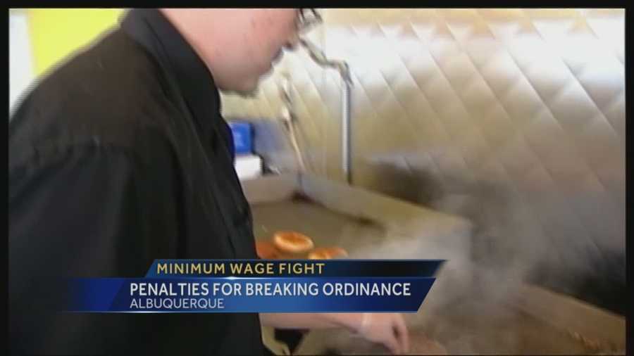 Businesses in Albuquerque need to follow the minimum wage rules, or else.