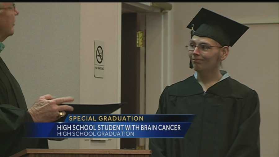 After receiving more bad news about his health, Zackary Smith graduated from high school during a recent special ceremony.