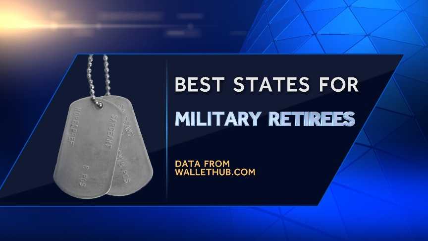 Check out the 20 best states for military retirees based on economic environment, quality of life and health care from Wallethub.com