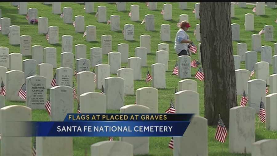 Royale has the story from the Santa Fe National Cemetery.