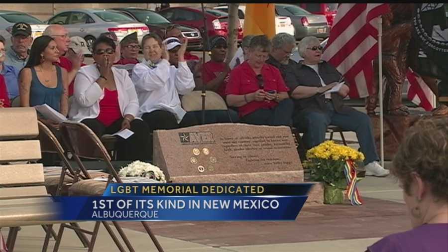 Every year on Memorial Day, people all over New Mexico take time to honor veterans, but Monday was the first time for a new kind of memorial in Albuquerque.