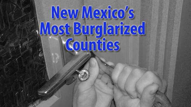 See which counties have the most burglaries per thousand residents according to data from the FBI collected by Safewise.com 