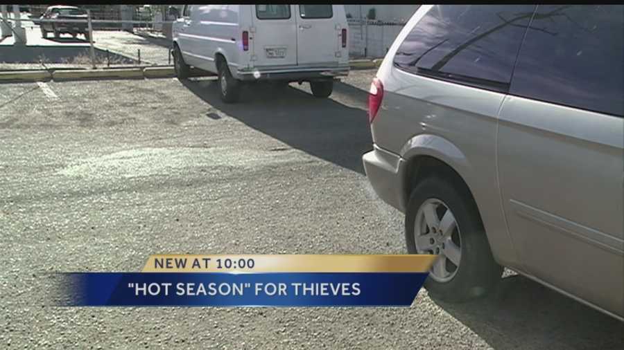 It's not just the temperatures getting hotter. Right now is also a hot season for thieves looking to take valuables out of your car, according to Albuquerque police.