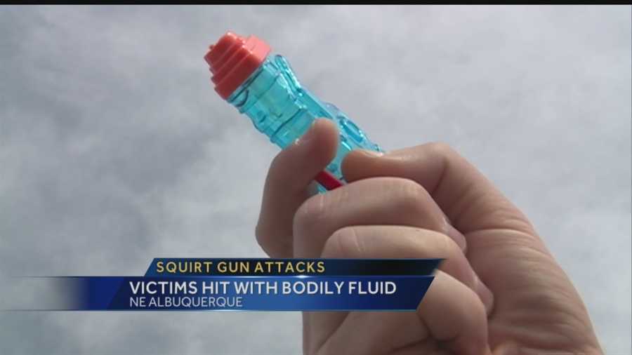 It was confirmed today, Albuquerque Police say a man used a squirt gun on children, did spray them with semen.